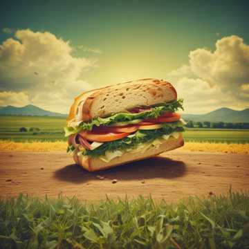 Polni Okus Poli V Sendviču